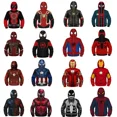 thumbnail image 2 of Sudadera con capucha de superhéroe Spiderman de Los Vengadores para niños, sudadera con cremallera 3D de Miles Morales, chaqueta de Iron Man, disfraz de Cosplay de Anime para niños y niñas, 2 of 5