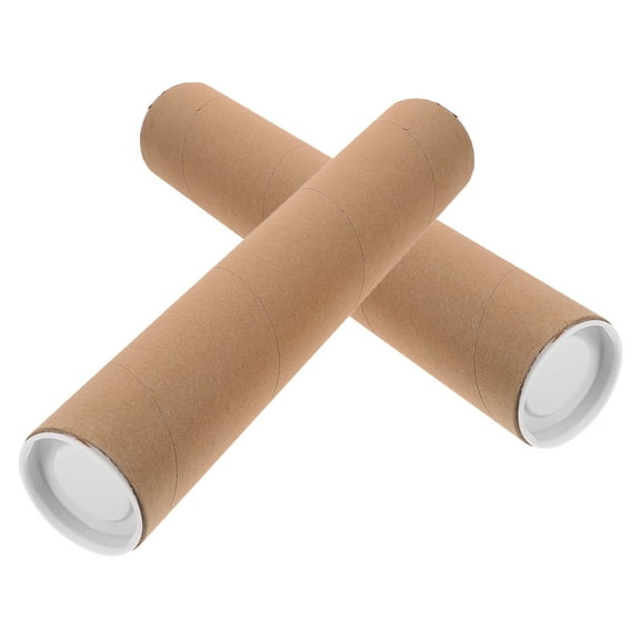 LEXSOMEO Mailing Tube Cardboard Poster Tube with Cap for Shipping and ...