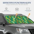 thumbnail image 4 of Haiem Pineapples1 Car Windshield Sun Shade (2 Pieces) Foldable Windshield Sun Shade Car Accessories for Truck SUV Pickup-Small, 4 of 7