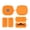 orange, variant on Earbuds Soft Case for Beats Powerbeats Fit Protective Case Headphone Shockproof Protection Sleeve with Hook