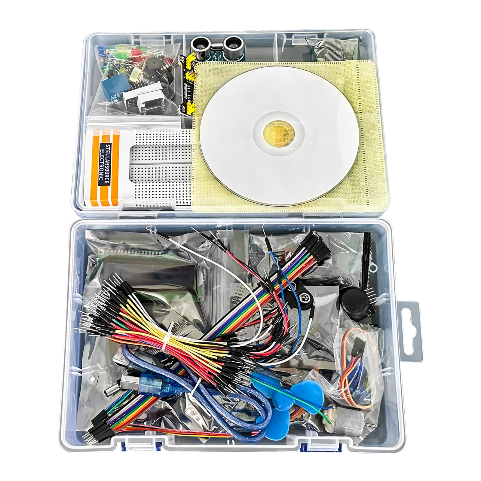 Super Starter Kit for SET Breadboard with Detailed Tutorial for Easy Programming Electronics Learning Kit