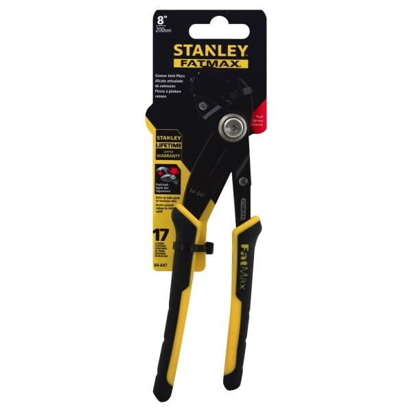 Stanley 084647 FatMax Groove Joint Plier 8-inch Stanley 084647 FatMax Groove Joint Plier 8-inch