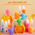 thumbnail image 6 of Klever Kits DIY Animal Squishies Mystery Box with 4 Surprise Characters Inside, Squishy Toys for Kids Ages 6+, 6 of 7