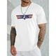 thumbnail image 1 of Camiseta informal de cuello redondo con gráfico "Top Dad" para hombre, de algodón transpirable, ideal para el Día del Padre. Ideal para adultos, hombres, mujeres, adolescentes, jóvenes y uso casual., 1 of 5