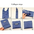 thumbnail image 4 of 6 Pcs Reusable Shopping Bag Foldable Travel Shopping Tote Grocery Bags Washable, 4 of 9