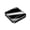Black, variant on Mini Mirror Surface Power Bank, 10000mAh Portable Pocket Charger with Digital Power Display & Dual USB Output Ports