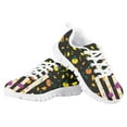 thumbnail image 4 of Pzuqiu Pumpkin Black Sneakers Girls Size 3 Maple Leaf Lace Up Kids Running Sports Shoes Comfortable Walking Shoes for Thanksgiving, 4 of 5