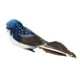 thumbnail image 4 of 2x1pcs Gorrión con Plumas Artificiales Falso Spadger Bird Clip Azul Cola Adorno de jardín al aire libre, 4 of 8