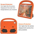 thumbnail image 2 of Dteck Kids Case for iPad 10th Generation 10.9 inch 2022, Lightweight EVA Handle Shockproof Rugged Case with Built-in Kickstand for New iPad 10th Gen 10.9", Orange, 2 of 8