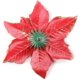 thumbnail image 2 of Poinsettia Decoraciones navideñas Glitter Poinsettia Flores para decoraciones de árboles de Navidad (paquete de 12) Ormromra WMPH-1317-4, 2 of 6