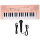 thumbnail image 3 of Teclado eléctrico de 37 teclas, piano eléctrico portátil, instrumento musical, cumplea?os, regalo de acción de gracias de Navidad para ni?os, amigos, principiantes(Rosado) Ecomeon no, 3 of 6