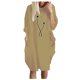 thumbnail image 1 of El vestido estampado sexy de bolsillo suelto casual de talla grande de invierno para mujer de la moda Fridja  yut594, 1 of 3