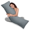 thumbnail image 1 of Body Pillow Utopia Bedding - Almohada de cuerpo completo para adultos, color gris, 1 of 7