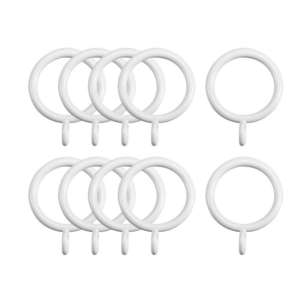 Curtain Clips Rings Strong Metal Drapery Shower Curtain Ring Rustproof