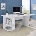 thumbnail image 2 of Alice 71-inch 4-shelf Engineered Wood Writing Desk White, 2 of 10