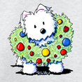 thumbnail image 3 of CafePress - Kiniart Westie Wreath Sweatshirt - Crew Neck Sweatshirt, 3 of 4