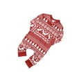 thumbnail image 6 of Christmas Pajamas for Family Onesies,Family Christmas Pjs Matching Sets Snowflake Reindeer Print Matching Christmas Pjs for Family, 6 of 7