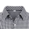 thumbnail image 4 of Men'S Festival Checkered Shirt Shirts Men'S Long Sleeve Casual Regular Fit Shirts Fashion Breathable Versatile Party Shirt, 4 of 4
