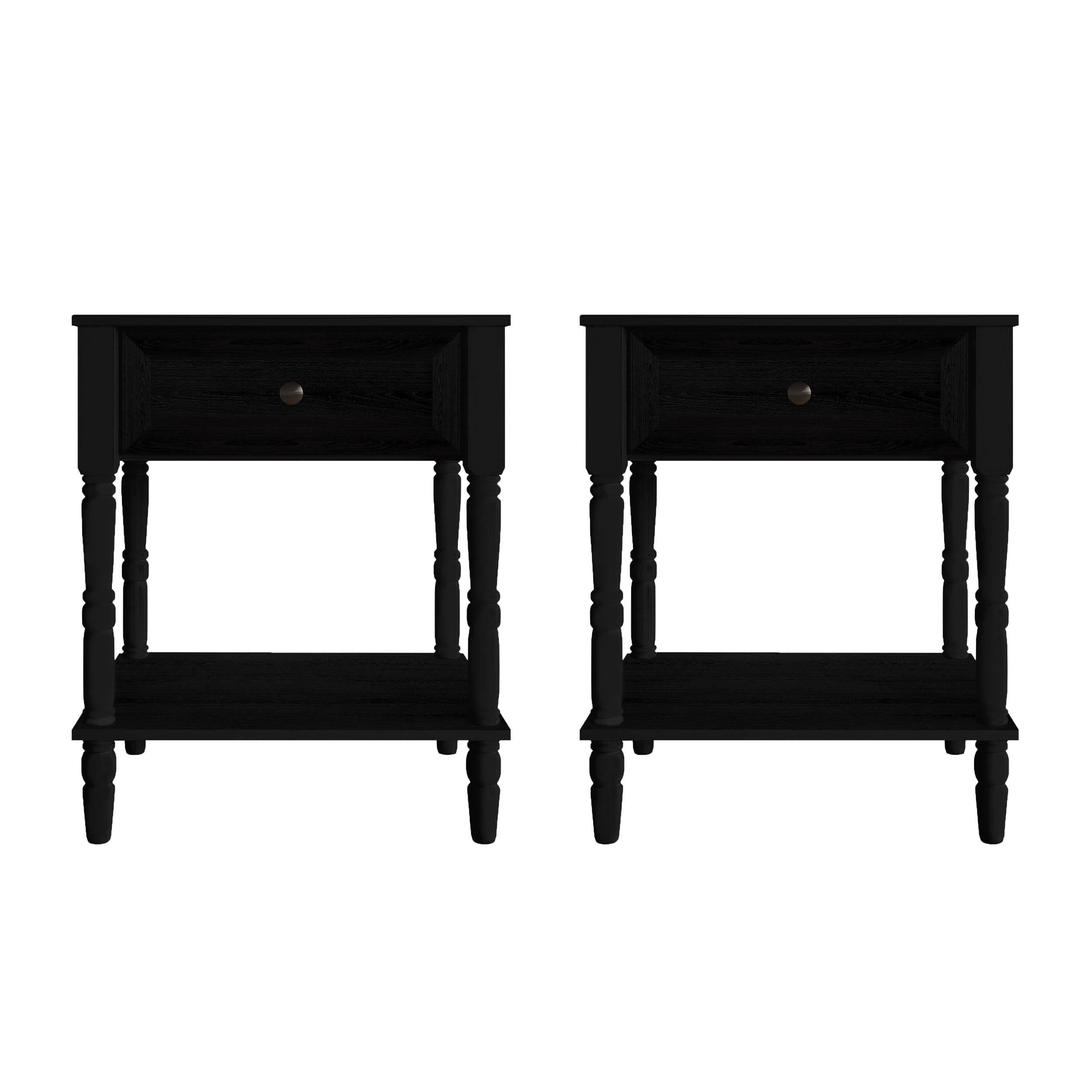 Home Design Ruston 1 Drawer Nightstand (Set of 2)