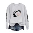 thumbnail image 1 of Jindong Haut de Football à Manches Longues et Col Rond pour Femmes, 1 of 4