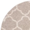 thumbnail image 6 of SAFAVIEH New York Ruben Geometric Quatrefoil Area Rug, Light Grey/Ivory, 6'7" x 6'7" Round, 6 of 8