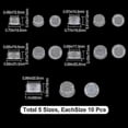 thumbnail image 2 of 50pcs Salt And Pepper Shaker Stoppers Plastic Replacement Plugs JJJ, 2 of 5