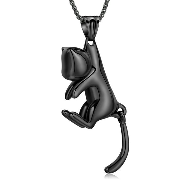 Cat Cremation Jewelry for Ashes Memorial Ash Jewelry Keepsake Cat Urn Pendants Urn Necklaces for Ashes for Women Men