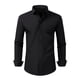 thumbnail image 2 of Blusa y camisa de manga larga con cuello vuelto para hombre, estilo informal, a la moda, con botones y solapa, transpirable, de poliéster, 2 of 5