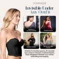thumbnail image 6 of Dominique Tayler Backless Strapless Lace Bra - Ultra Low Back, Memory Foam Cups, Supportive Fit (#6744) - Lingerie For women, 6 of 6
