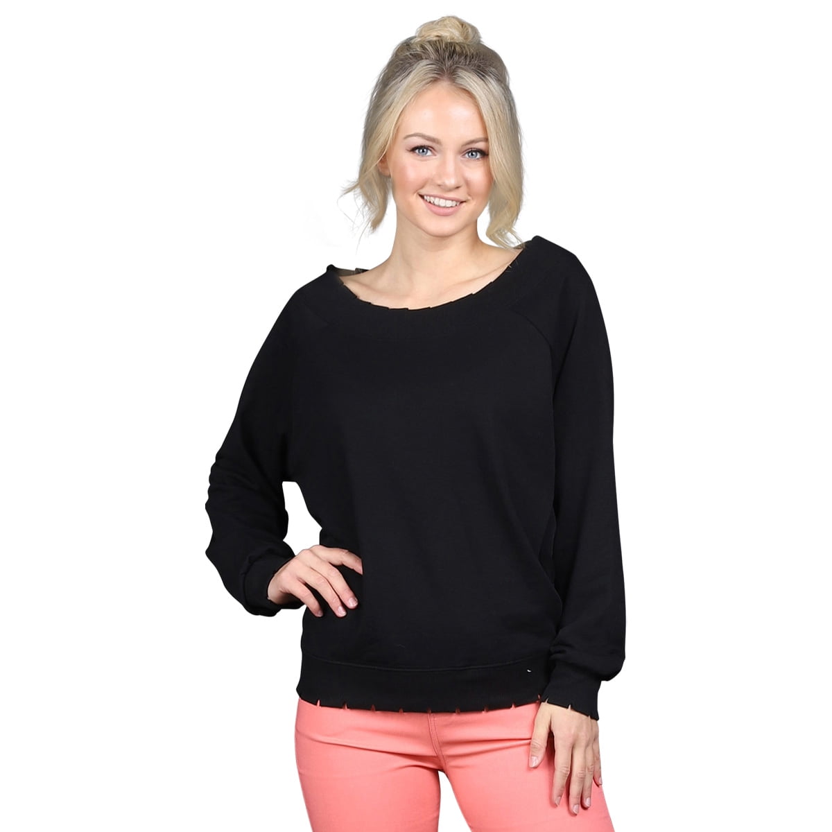 off the shoulder sweatshirt walmart