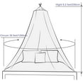 thumbnail image 4 of Mosquito Net Children's Bed Glowing Stars Without Drilling Large Fly Net Bed Anti-insect Protection Double Bed for Travel, 4 of 5