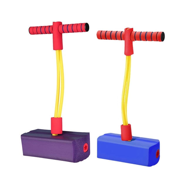 Puente Pogo Espuma ástica Que Rebota Juguete Pogo Azul Púrpura Zulema Jersey de espuma Pogo