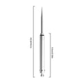 thumbnail image 4 of Advancent Palillo de portátil de acero inoxidable, palillo de de viaje, tenedor de fruta multifuncional, bolsillo, limpieza de Mostrada Plata Advancent HA012634-02, 4 of 6