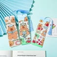 thumbnail image 2 of Cartoon Capybara Bookmarks Lovely Book Markers Reading Bookmarks with Tassels, 2 of 13