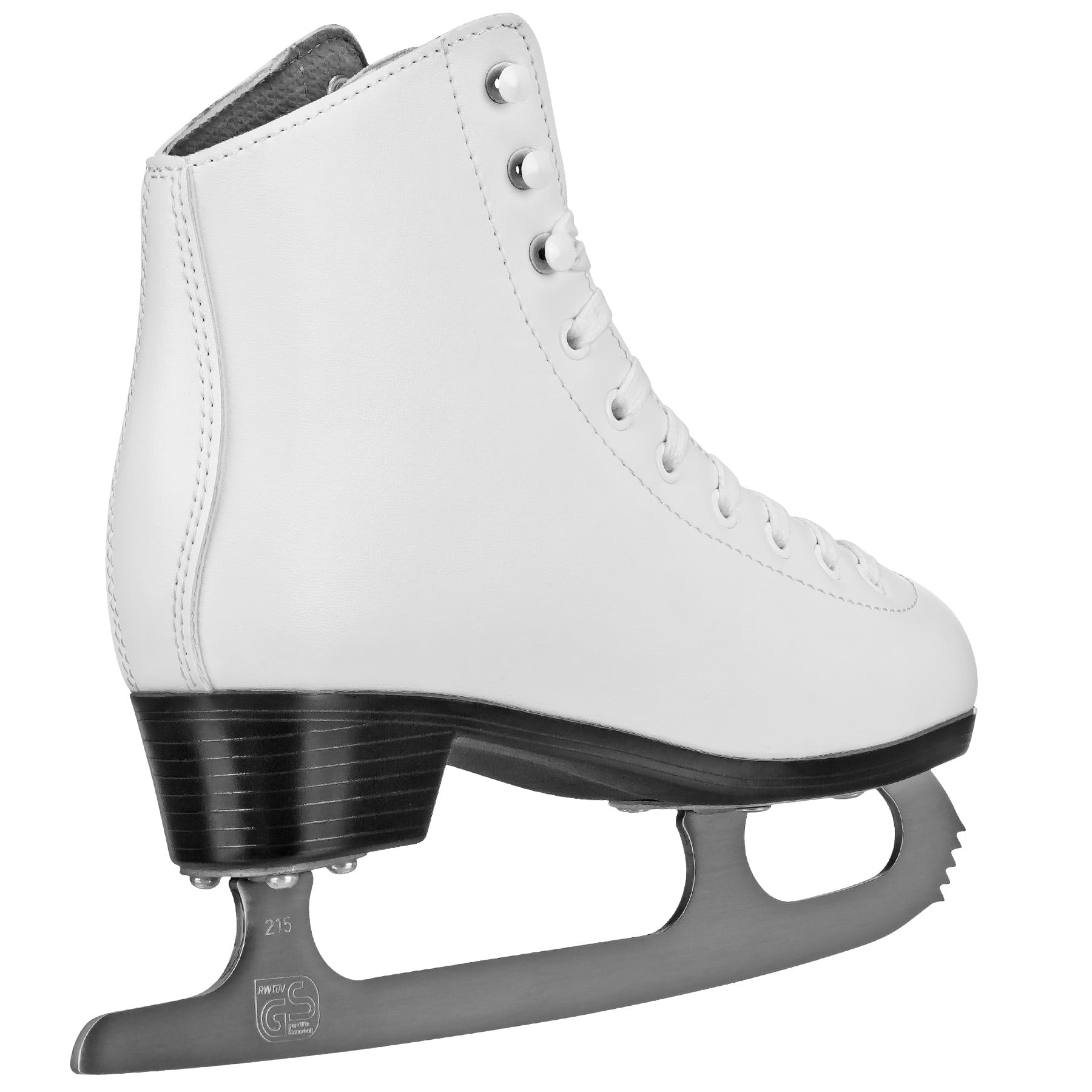Lake Placid Cascade Girl's White Classic Figure Ice Skates