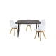 thumbnail image 1 of Comedor Murcia Rectangular 120x70 para 4 personas con Sillas Frankfurt Blancas, 1 of 6