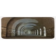 thumbnail image 1 of Antique Kitchen Mat, Corridor in an Old Fortress Touristic Historical Landmark Medieval Hallway Picture, Plush Decorative Kitchen Mat with Non Slip Backing, 47" X 19", Sand Brown, by Ambesonne, 1 of 1