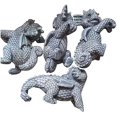 thumbnail image 2 of 4 PCS Planter Pot Hanger Miniature Fairy Garden Decor Dragon Flower Pot and Vase Hugger Creative 3D Craft Dragon Figurines Climbing Decoration Home Office Desk Ornaments, 2 of 5