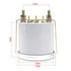 thumbnail image 4 of Riwesomey Carcasa gris, 52mm, Universal, 12V, LED, lente de humo, 40 ~ 120 grados, medidor de temperatura del agua, medidor de coche Type2 Riwesomey CZ7363-00B, 4 of 6