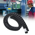 thumbnail image 1 of Línea de remolque de tanque serie Silent cadena de arrastre de cable serie silenciosa fuerte accesorios de protección de cable S18 x 37 para máquina de grabado de brazo de ANGGREK Otros, 1 of 8