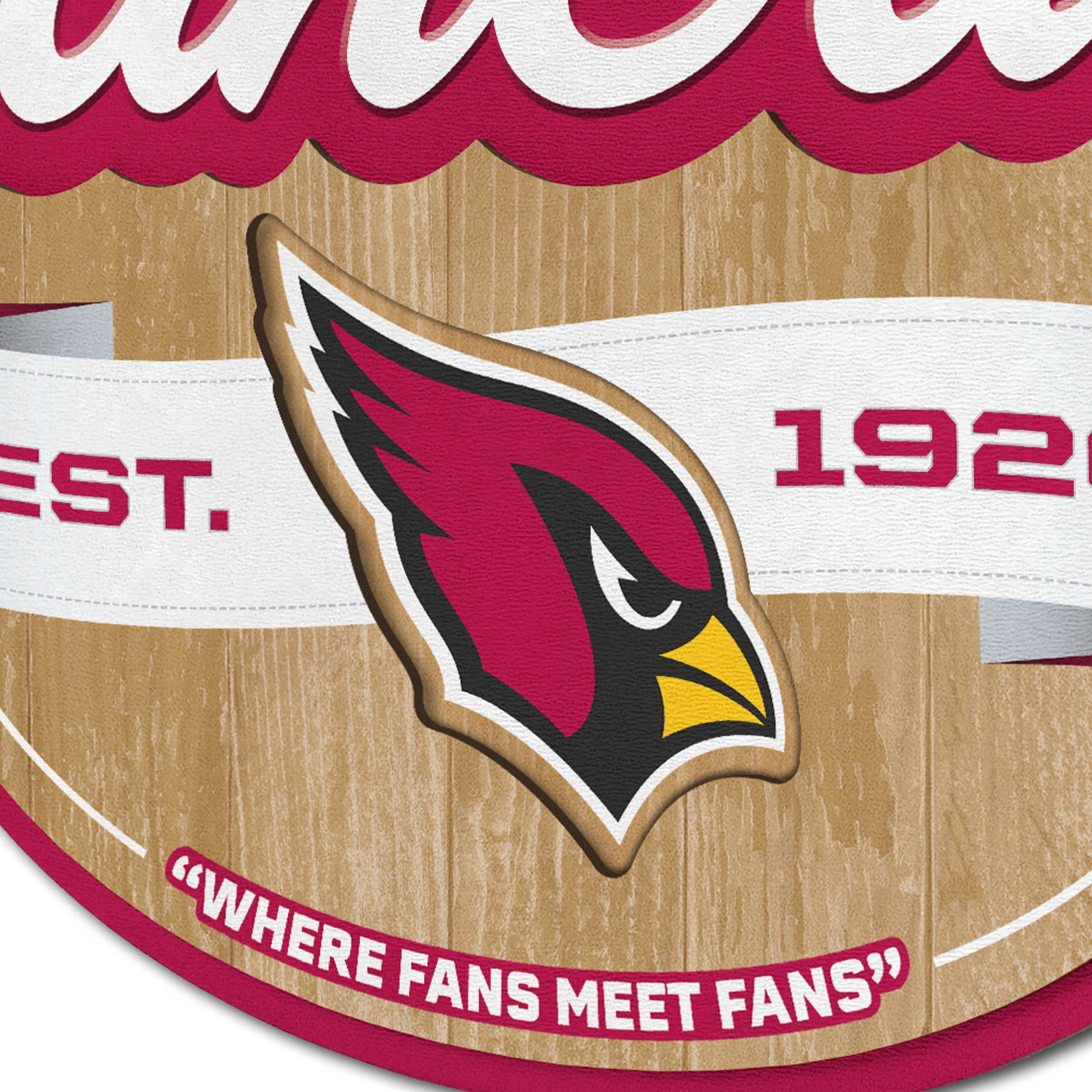 YouTheFan NFL Arizona Cardinals Fan Cave Sign