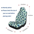 thumbnail image 5 of Pofeuu Blue Sunflowers Print Automotive Car Seat Covers Flat Cloth Full Set Seat Covers,Car Seat Covers front seats for Cars Trucks and SUVs-2 PCS, 5 of 9