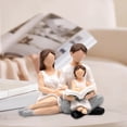 thumbnail image 3 of Heartwarming Family Resin Figurine Set, Adorable Sculptures for Home Decor, Perfect Easter Gifts for Mother's Day, Father's Day and Housewarming, Resin Statues that Celebrate Family Bonds, 4*3*3in, C, 3 of 6
