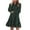 Green, variant on Brilliant Fall Tops for Women Long Sleeves Plus Size Ladies Fashion Plaid Breasted Pocket Long Sleeve Shirt Jacket Dress Red L