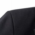 thumbnail image 5 of oqasdz Mens Blazer Solid Color Single One Button Stretch Casual Slim Fit Business Wedding Party Banquet Coat Top,Size 3X, 5 of 8