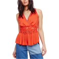thumbnail image 2 of Blusa de punto Megan Peplum Free People naranja XS, 2 of 2