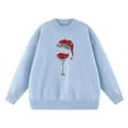 thumbnail image 4 of IROINNID Sweater for Christmas Women's Cute Funny Print Holiday Party Winter Warm Xmas Crewneck Sweater, 4 of 7