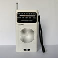 thumbnail image 1 of Radio de bolsillo portátil Mini Am/fm Radio pequeño transistor de radio con indicador de potencia conector para auriculares brillar Electrónica, 1 of 1