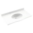 thumbnail image 2 of Swanstone 61W x 22.5D in. Europa Solid Surface Vanity Top, 2 of 3