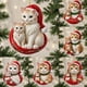 thumbnail image 1 of Xihbxyly Compras En Línea Adorno para Árbol de Navidad 2024 Adorno Navideño 2024 Colgante Navideño Acrílico 2D Adornos Colgantes para Árbol de Navidad Fiestas Decoración Del Hogar para Coche, 1 of 7